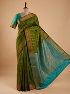 Green Vaira Oosi Arani Soft Silk