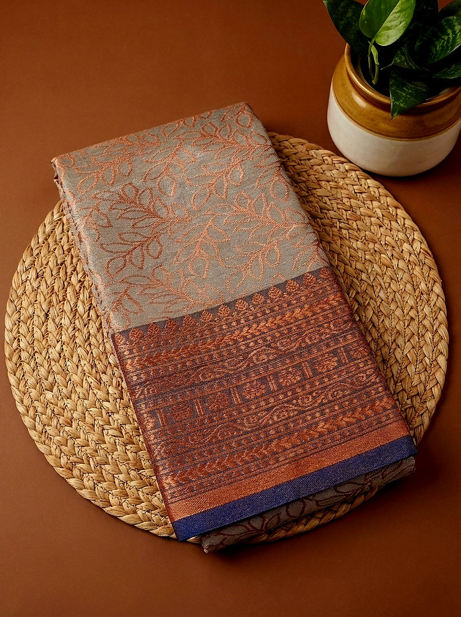 Premium Tissue Silk Saree Dual Tone