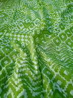 Light Green Embroidered Cotton Suit Material