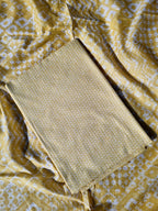 Embroidered Cotton Suit Material – Yellow