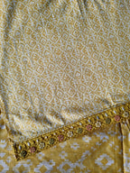 Embroidered Cotton Suit Material – Yellow