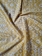 Embroidered Cotton Suit Material – Yellow