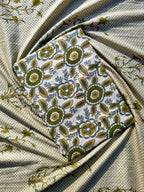 Pure Jaipuri Cotton Unstitched Salwar Suit Material – Green