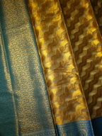 Premium Gold Organza Silk Saree