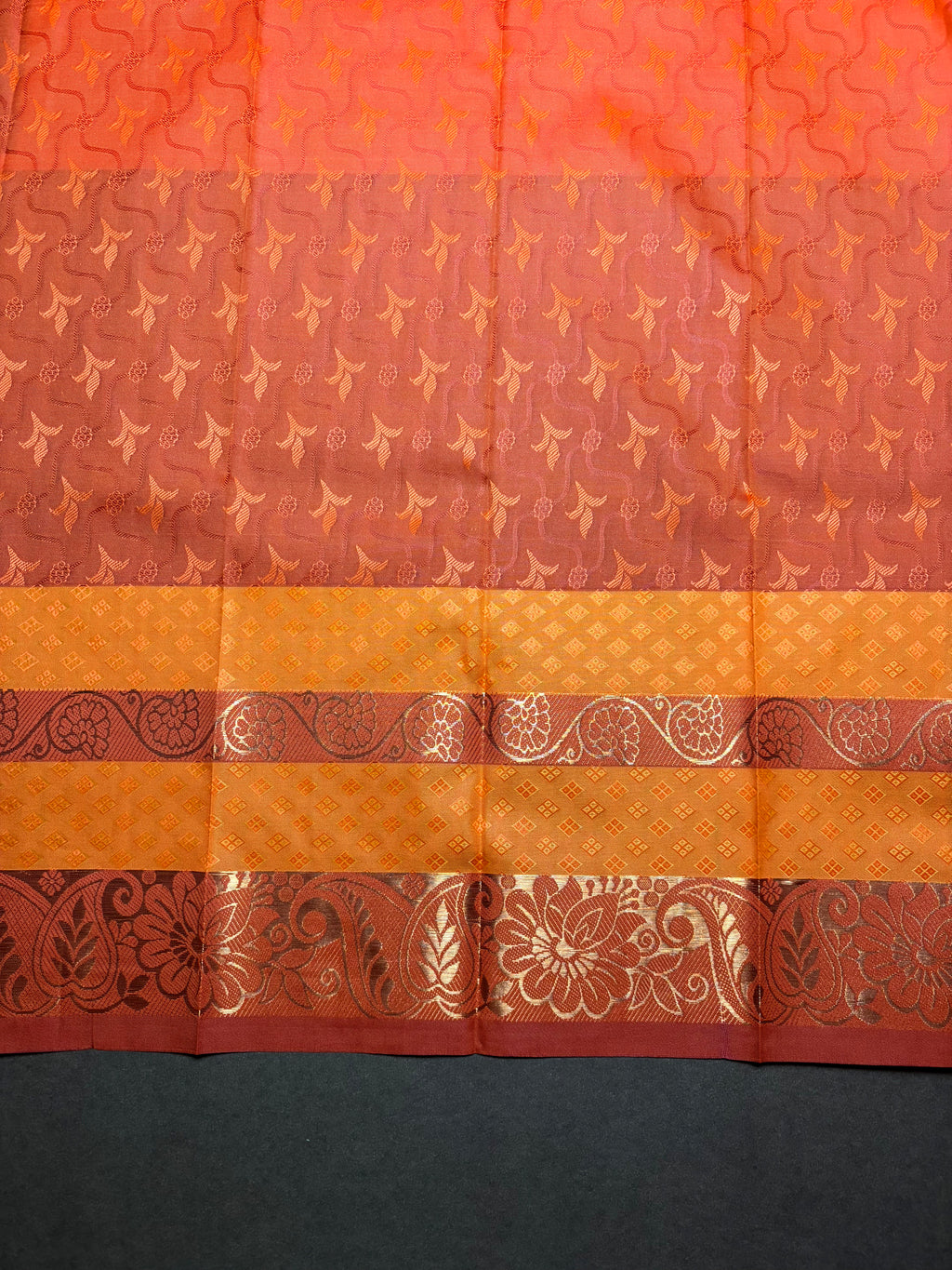 Teal Thara Silk Saree Gold Weaving