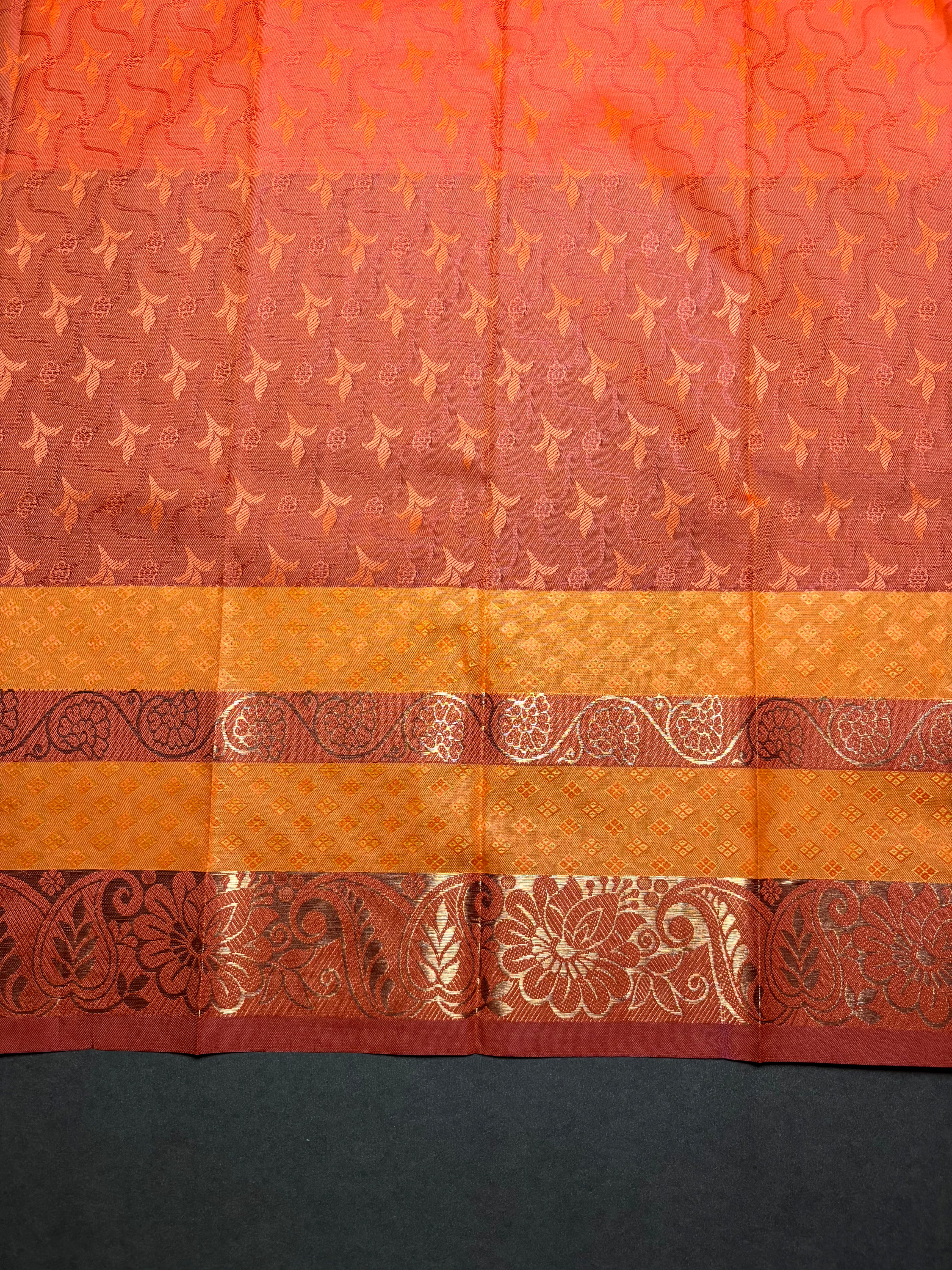 Teal Thara Silk Saree Gold Weaving