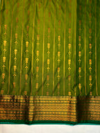 Green Vaira Oosi Arani Soft Silk