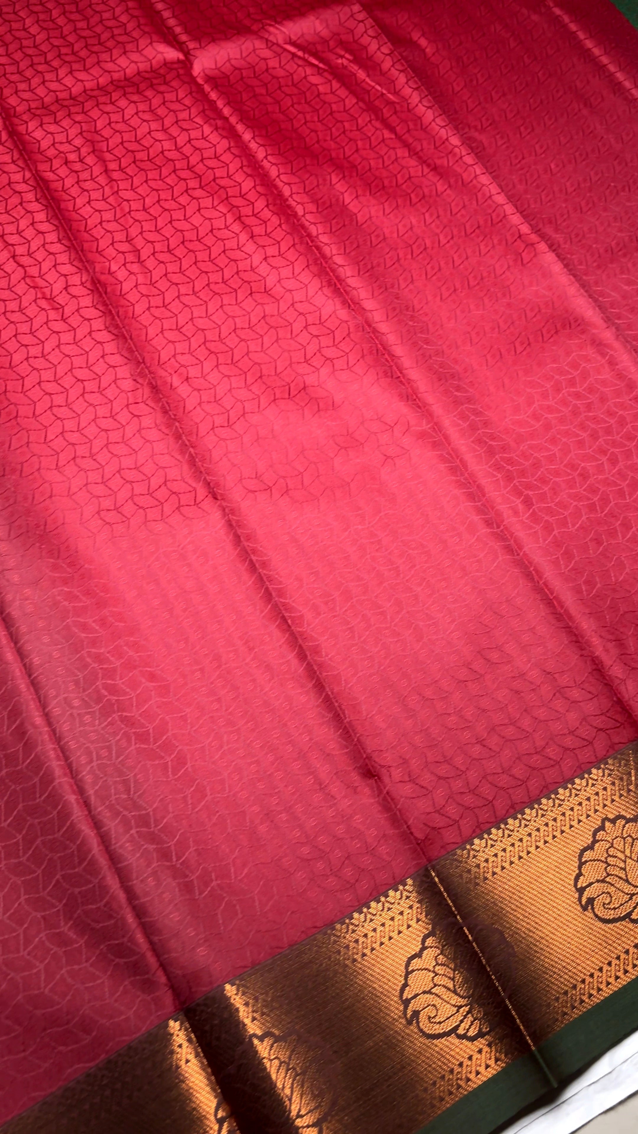 Thara Semi Silk Saree Gold Border