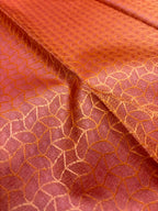 Thara Semi Silk Saree Bright Orange